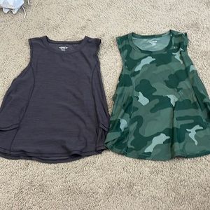 Two for the price of one! Like new girls tank tops! Old Navy- large (10-12)